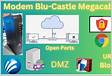 ﻿Modem Blu-Castle Megacable DMZ Abrir puertos URL Bloc